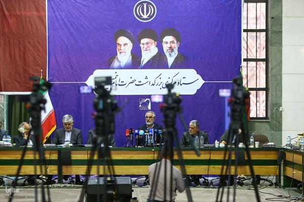 نشست خبری محمدعلی انصاری، دبیر ستاد مرکزی بزرگداشت امام خمینی(ره)