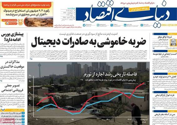 صفحات نخست روزنامه‌های چهارشنبه ۱۳ خرداد ۱۴۰۵