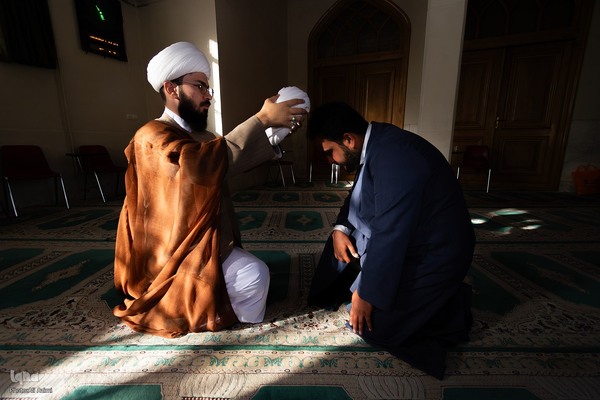 مراسم عمامه‌گذاری طلاب حوزه علمیه اصفهان