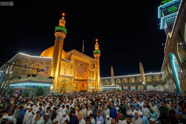 زائران و دلدادگان علوی،در شب عید بزرگ ولایت