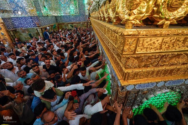 زائران و دلدادگان علوی،در شب عید بزرگ ولایت