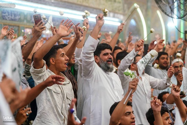 زائران و دلدادگان علوی،در شب عید بزرگ ولایت