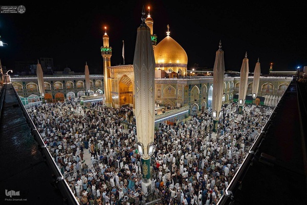 زائران و دلدادگان علوی،در شب عید بزرگ ولایت