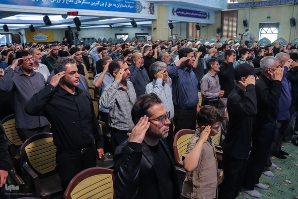مراسم گرامیداشت اولین سالگرد شهدای جنگ 12 روزه