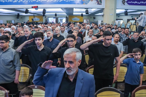 مراسم گرامیداشت اولین سالگرد شهدای جنگ 12 روزه