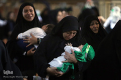 Rassemblement des nourrissons hosseynis à  Téhéran+photos