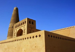 Mosquée Minaret d'Emin à Xinjiang