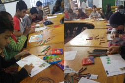 Concours de dessins d’enfants sur Karbala, en Afrique du sud