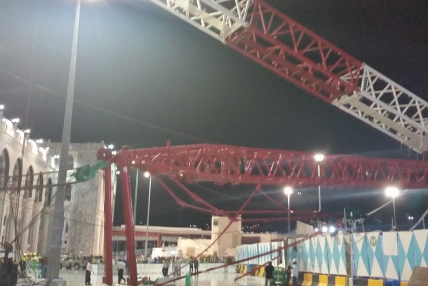 D&eacute;but prochain de la comparution des accus&eacute;s de la chute de grue à la Mecque
