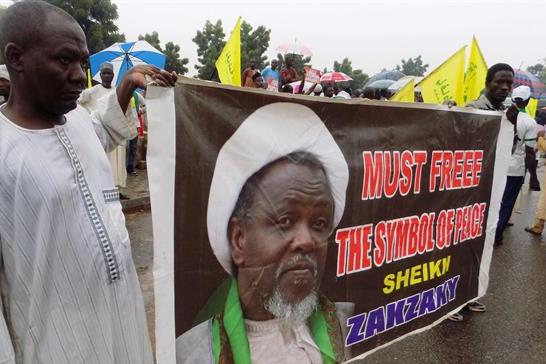 Manifestation en soutien à Zakzaky au Nigeria