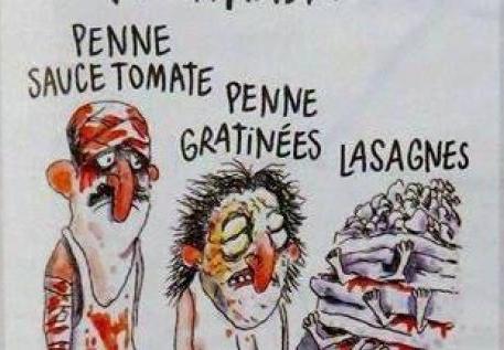 Un dessin de Charlie Hebdo sur le séisme en Italie fait polémique Un dessin de Charlie Hebdo sur le séisme en Italie fait polémique