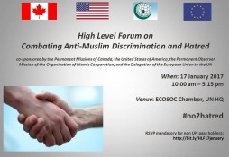L'OCI organisera un Forum aux Nations Unies sur la lutte contre la discrimination antimusulmane L'OCI organisera un Forum aux Nations Unies sur la lutte contre la discrimination antimusulmane