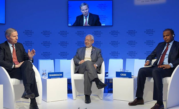 Ghannouchi à Davos: «L’islam n’est pas la source du terrorisme» Ghannouchi à Davos: «L’islam n’est pas la source du terrorisme»