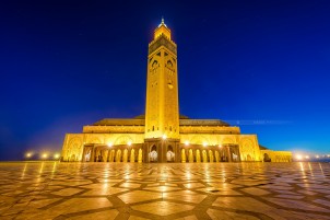 La mosquée Hassan II au Maroc