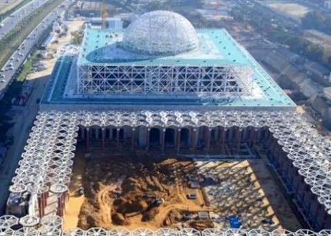 Fin des travaux de construction de la grande mosqu&eacute;e d'Alger avant fin 2019