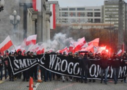 Manifestation de l’extrême-droite polonais contre les musulmans