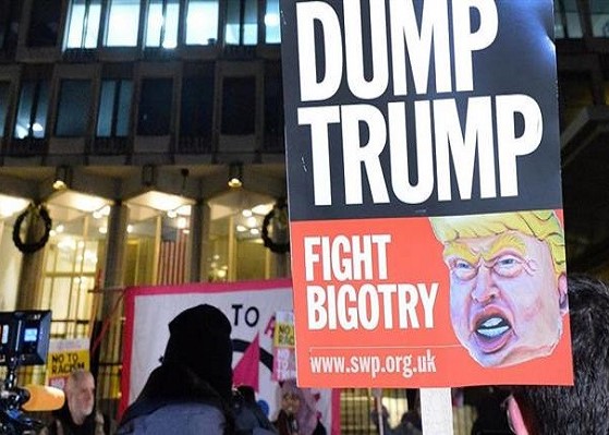 Londres: manifestation contre la visite de Trump