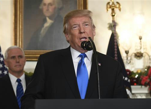 Trump a reconnu Al Qods comme capitale de l'entité sioniste Trump a reconnu Al Qods comme capitale de l'entité sioniste