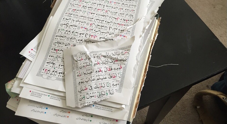 Islamophobie : la maison d'une famille musulmane vandalisée en Virginie Islamophobie : la maison d'une famille musulmane vandalisée en Virginie