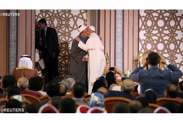 Le Pape appelle les religions à œuvrer pour le bien commun