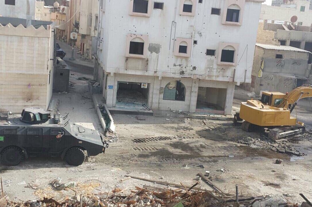 Siège du quartier de l’Ayatollah cheikh Nemr Bagher al-Nemr
