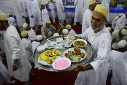 C&eacute;r&eacute;monie de la rupture de jeûne en Inde