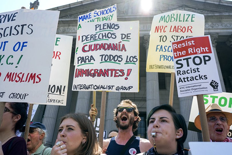 Etats-Unis: heurts entre les pro et anti-musulmans