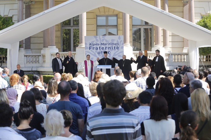 France : c&eacute;r&eacute;monie interreligieuse à Nice