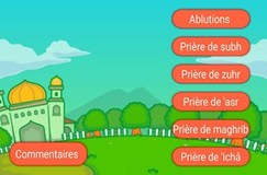 Cr&eacute;ation d’un logiciel en français pour enseigner les règles de la prière