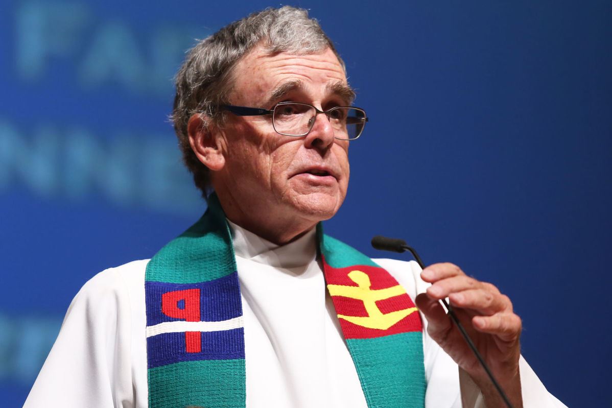 Lecture de la première sourate du Coran à la r&eacute;union des adeptes de diff&eacute;rentes religions, aux Etats-Unis