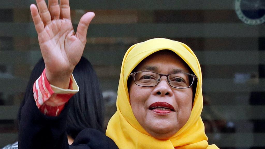 Halimah Yacob, première femme pr&eacute;sidente de Singapour