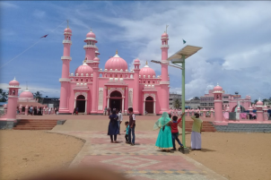 Mosquée Rose de Beemapalli à Kerala en Inde