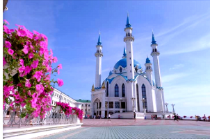 La mosquée Kul Sharif est l’une des plus grandes mosquées de Russie à Kazan