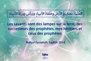 Les savants sont des lampes sur la terre, des successeurs des prophètes, mes héritiers et ceux des prophètes.
