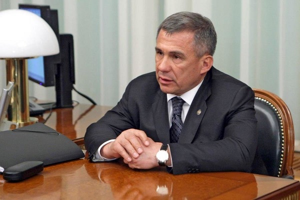 Le président du Tatarstan, Rustam Minnikhanov Le président du Tatarstan, Rustam Minnikhanov