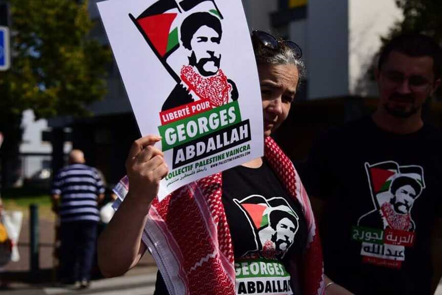 Les militants pro-palestine appellent à la libération de Georges Abdallah