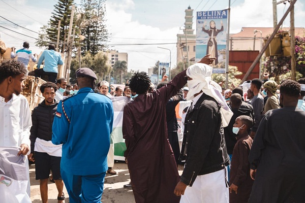 Manifestation des Kenyans en condamnation des crimes du régime sioniste