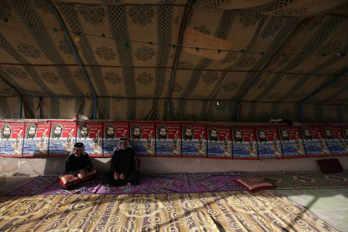 D&eacute;but de la marche d'Arba&iuml;n en Irak