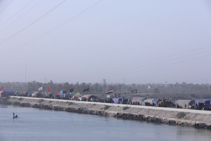 D&eacute;but de la marche d'Arba&iuml;n en Irak