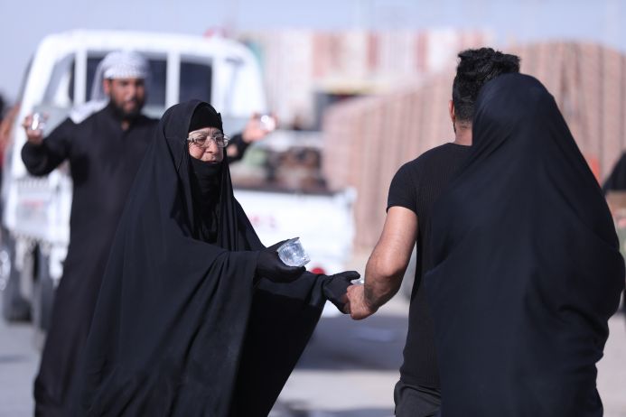 D&eacute;but de la marche d'Arba&iuml;n en Irak