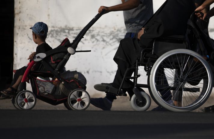 D&eacute;but de la marche d'Arba&iuml;n en Irak