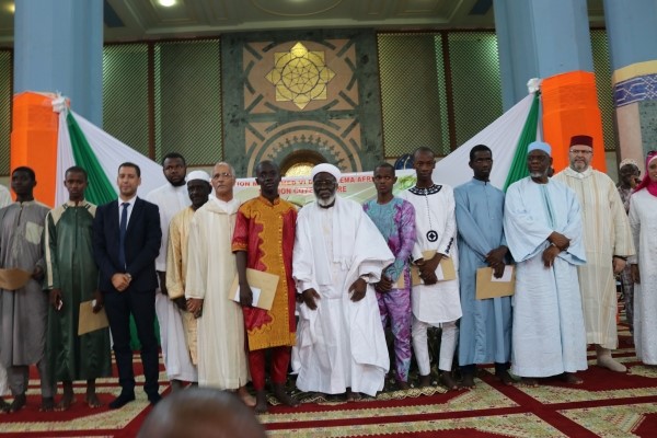 Le jury et les membres du comit&eacute; organisateur du concours coranique