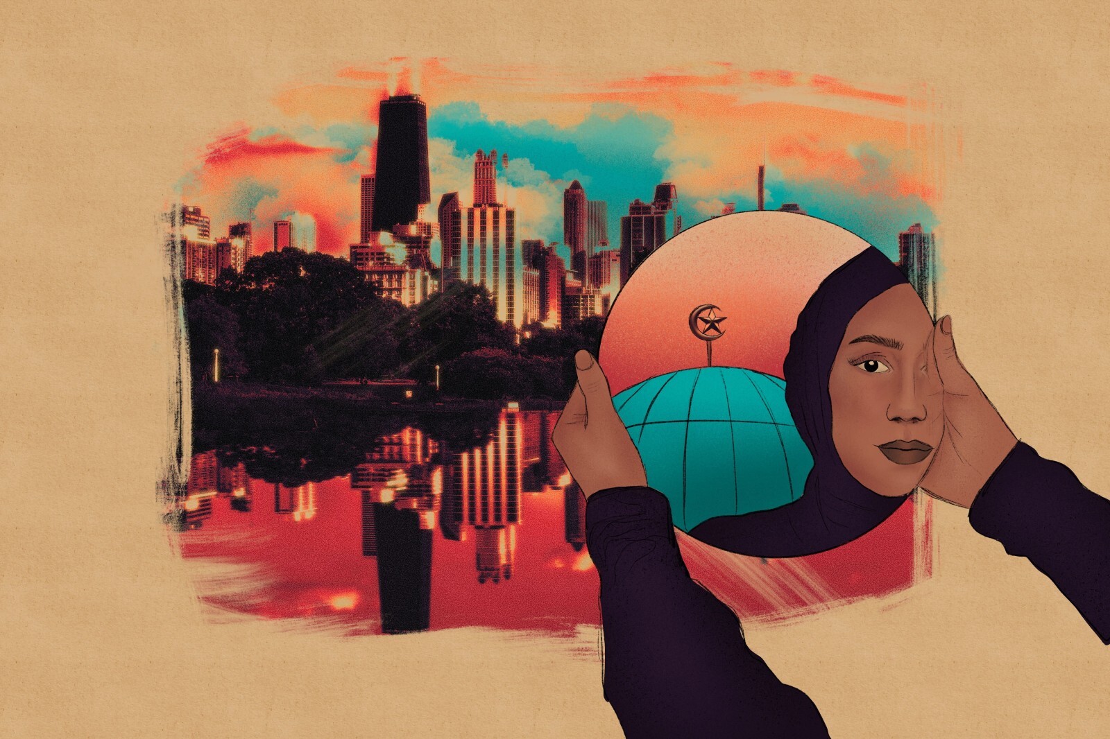 Illustration d'immigrants bangladais Andjela Padejski
