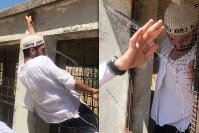 Une église attquée par les colons sionistes à Al-Qods