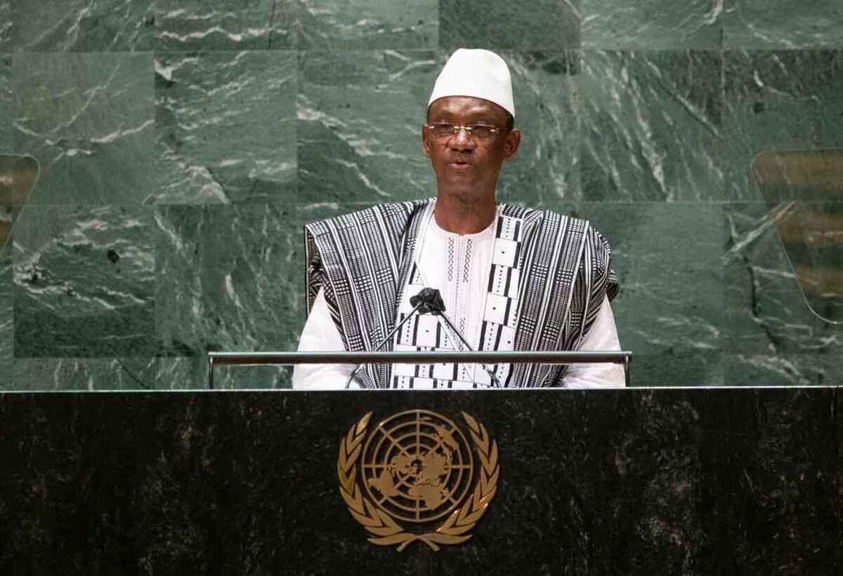 Le Premier ministre malien, Choguel Kokalla Maiga