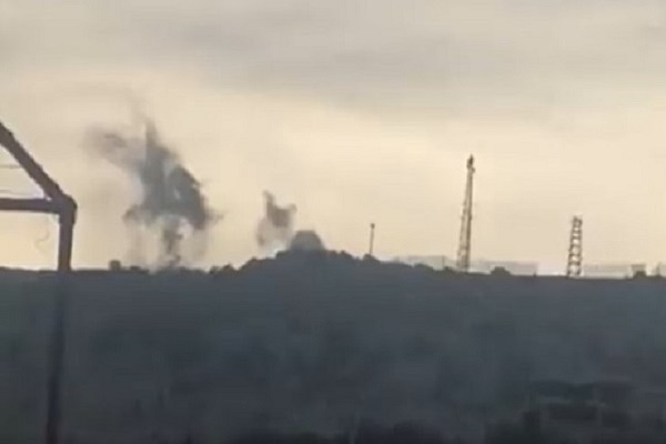 Des missiles tirés par le Hezbollah libanais en direction d’Israël