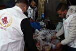 Une cérémonie d'iftar à la mosquée Al Aqsa