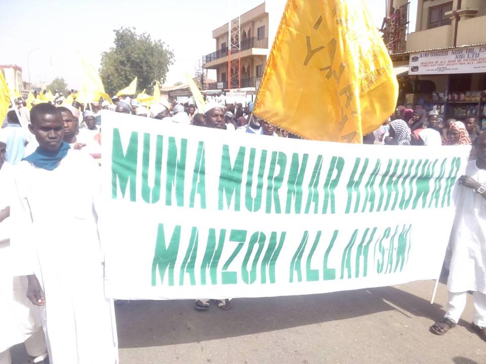 Ana Nuna Goyon Baya Ga Sheikh Zakzaky A Tarukan Maulidin Manzo (SAW)