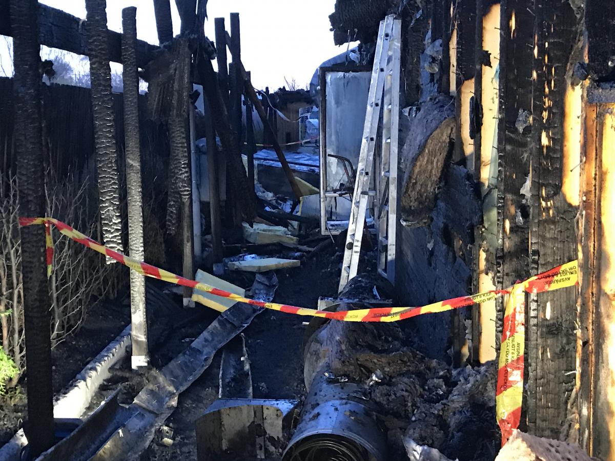 An Banka Wa Cibiyar Musulmi Wuta A Kasar Sweden