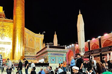 Hotunan yanayin hubbaren Imam Ali a shirye-shiryen tarukan Arbaeen